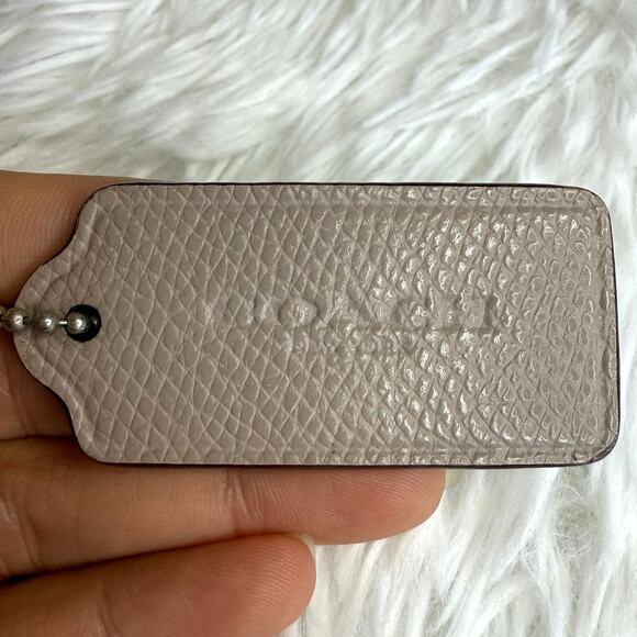 2" COACH Fob Bag Charm Hang tag Hangtag - Picture 1 of 2